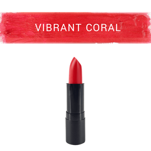 Vibrant Coral Lipstick - Honeyrock