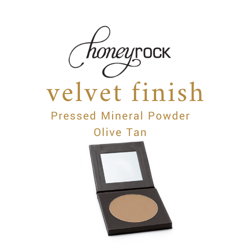 Velvet Finish - Pressed Mineral Foundation - Olive Beige - Honeyrock