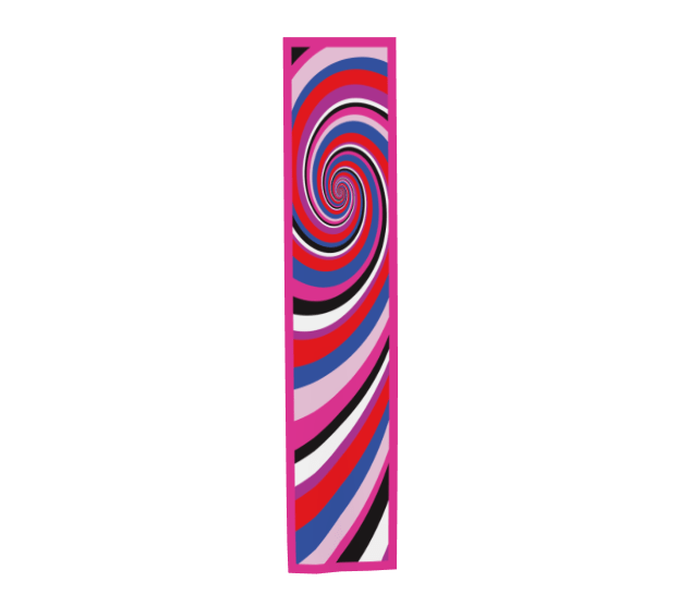 Silk Swirl Scarf- CLEAR - Honeyrock